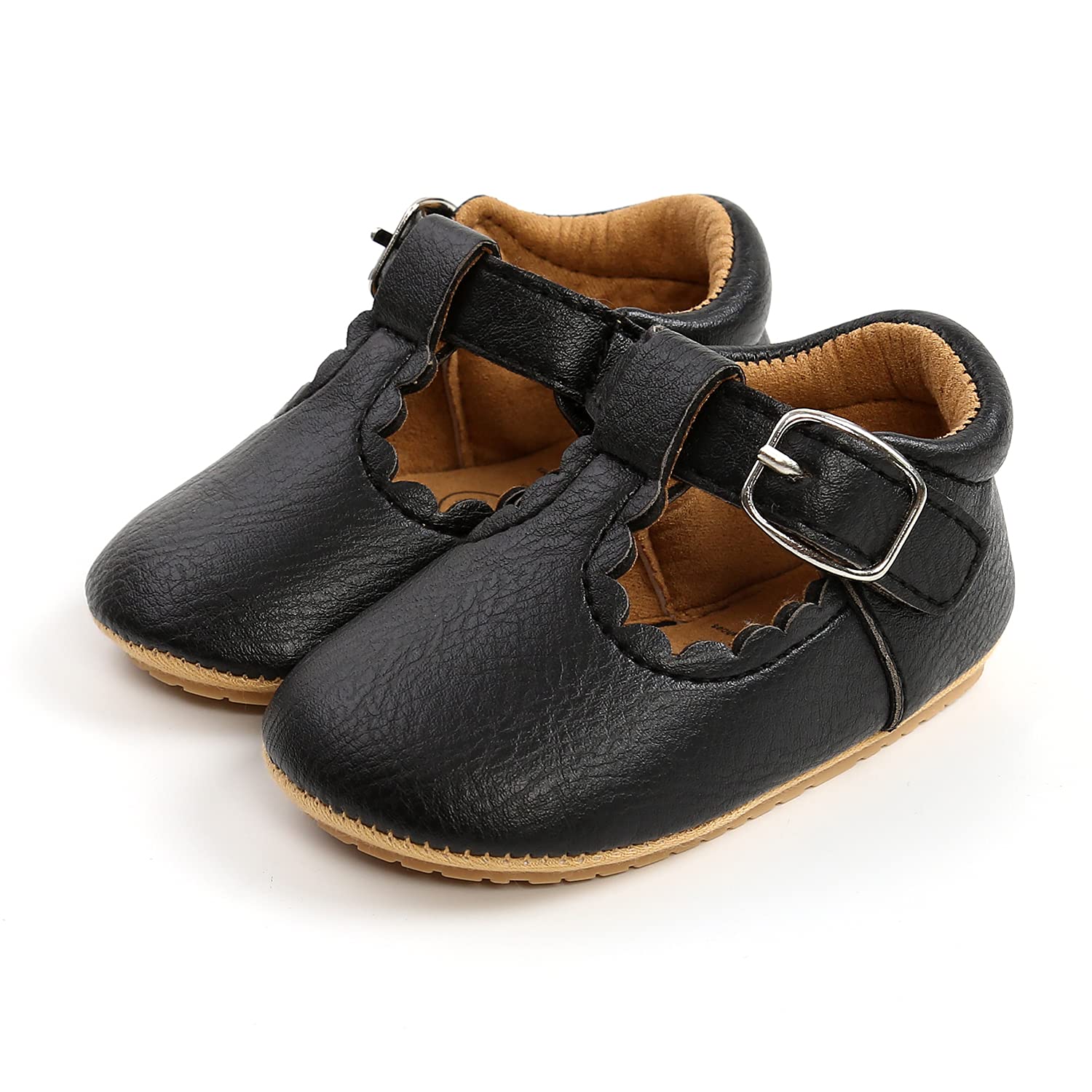 Baby Girl Shoes for Infant & Toddler - Soft Sole Mary Jane Princess Walking Shoes - Prewalkers, Wedding Dress & Crib Shoes - Perfect for First Steps, Special Occasions & Everyday Wear