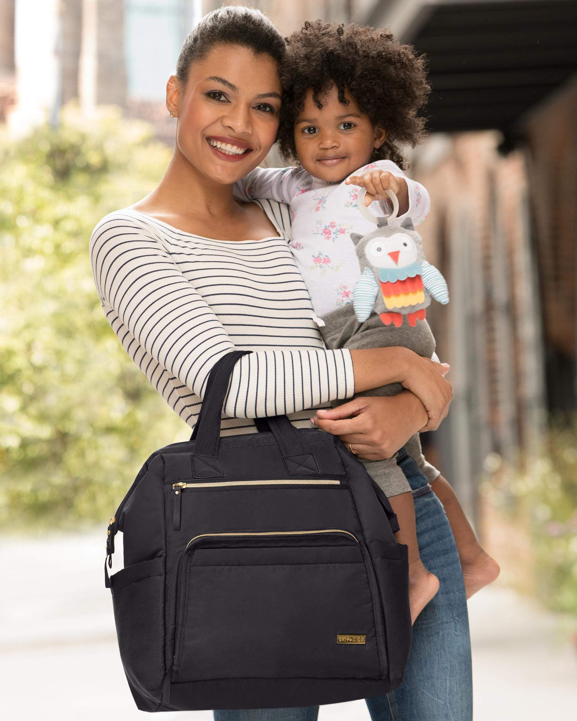 Skip Hop Mainframe Wide Open Changing Backpack - Stylish & Functional Diaper Bag for Parents - Perfect for Travel, Daycare & On-the-Go Baby Essentials