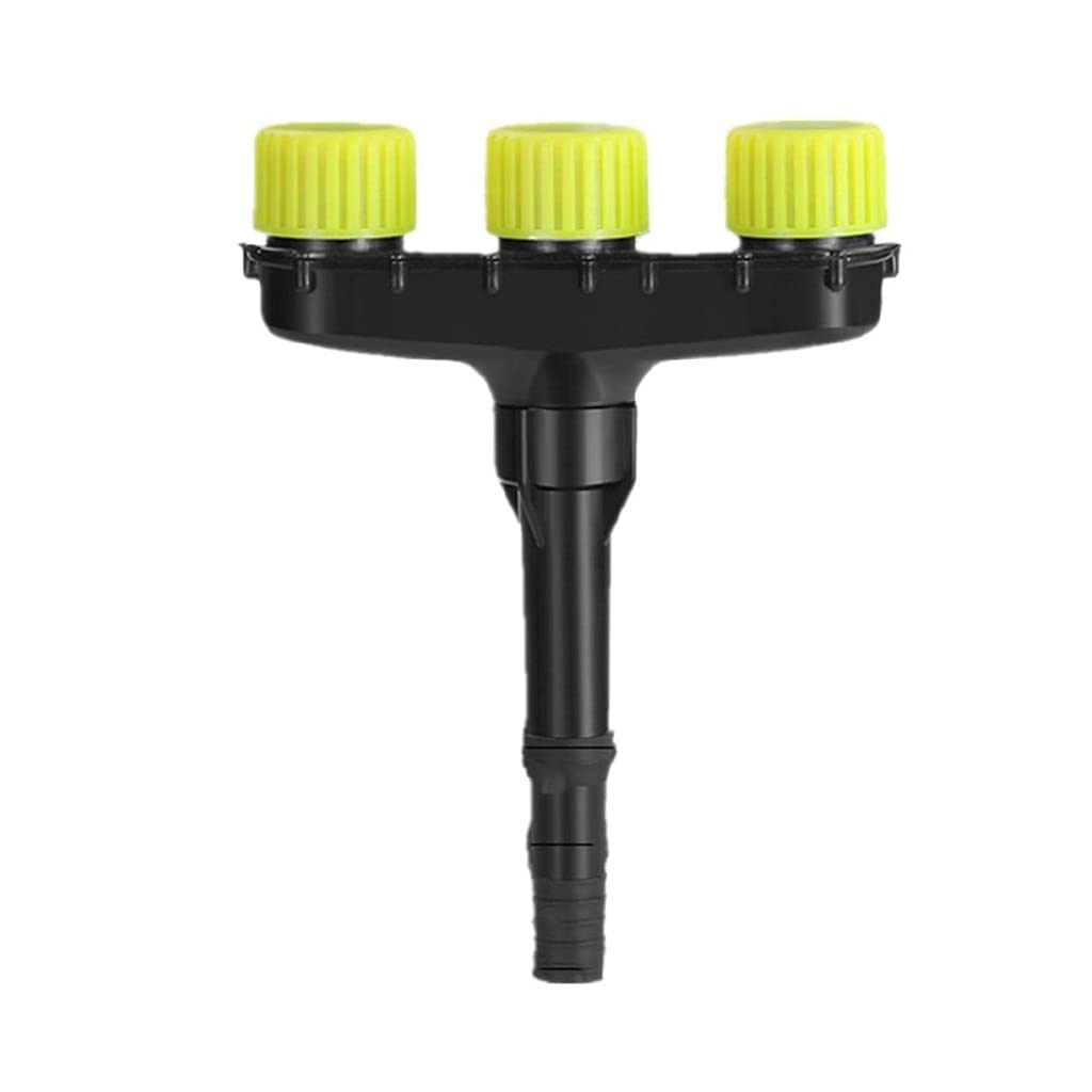 MAHWTF 3-Head Rotating Sprinkler for Lawn & Garden - 360° Adjustable Watering Nozzle with Durable Brass Adapter | Perfect for Grass, Plants, Flower Beds & Large Yard Irrigation