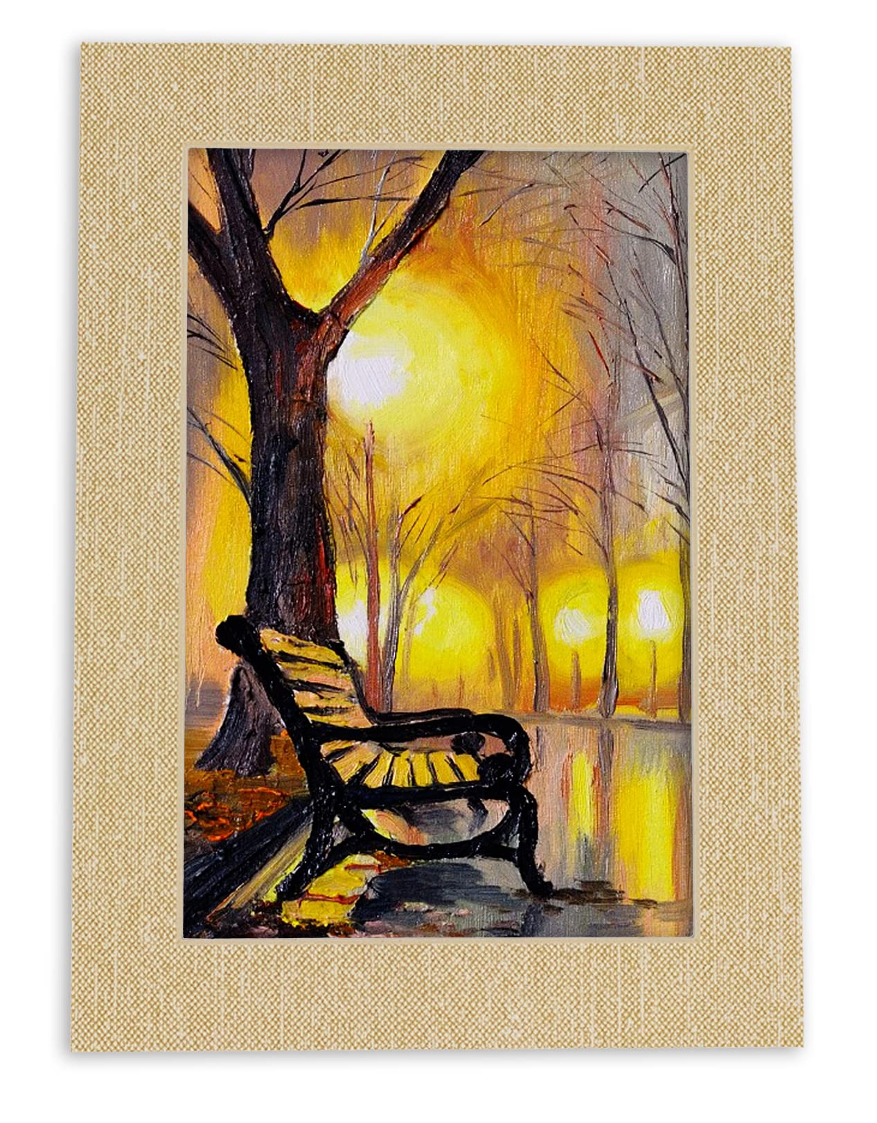 Premium 12x16 Linen Picture Frame Mats - White Core for 8.5x11 Photos - 10-Pack with Protective Bags & Backing Boards - Perfect for Home Decor, Gallery Walls, and Professional Displays