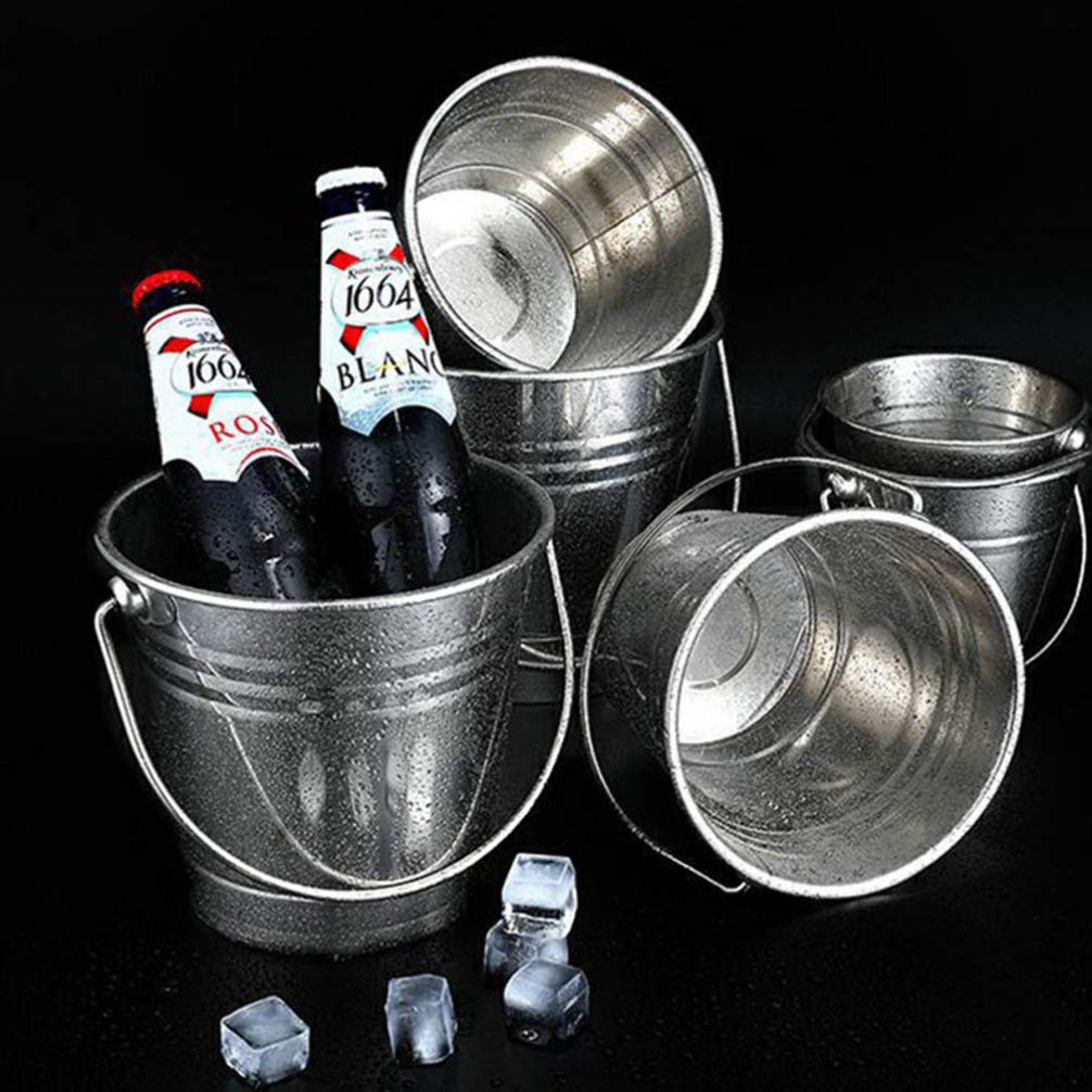 1pc Stainless Steel Ice Bucket - Portable Ice Storage Container for Drinks, Parties & Outdoor Use - Keeps Ice Cubes Cold Longer - Perfect for Cocktails, Beer & Picnics