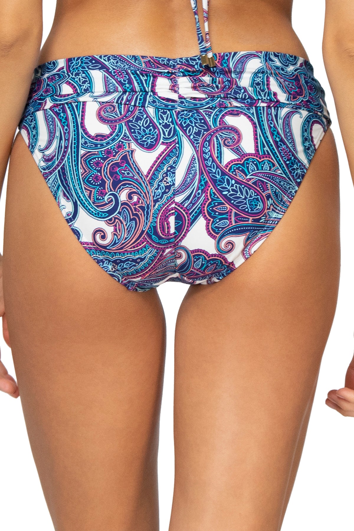 Unforgettable Bottom Regatta Paisley Swim Trunks - Stylish Men's Swimwear for Beach, Pool & Summer Vacations