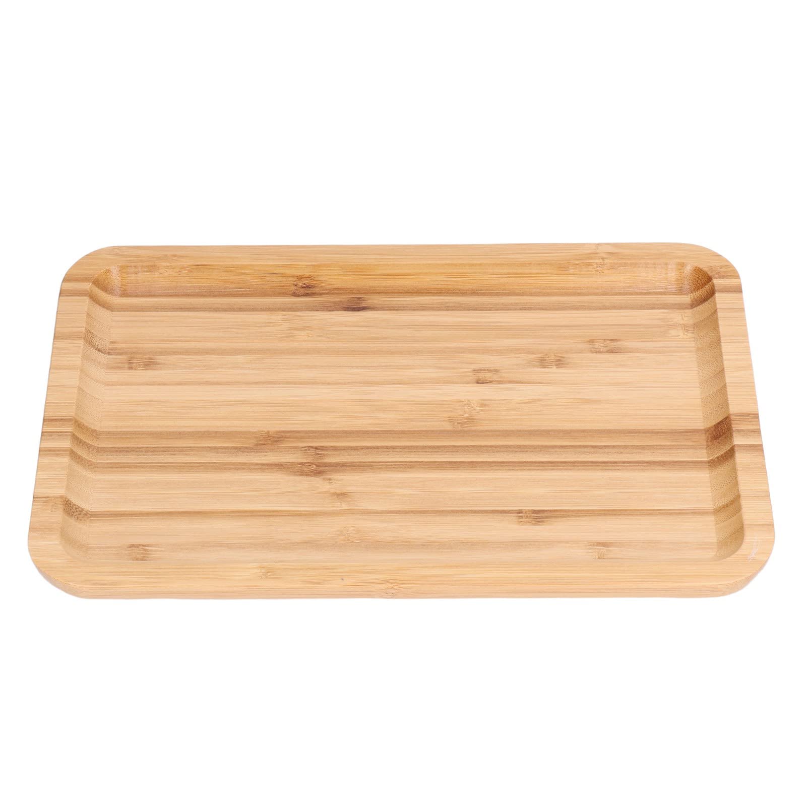 Eco-Friendly Bamboo Food Serving Tray - Non-Toxic Rectangular Cheese Board for Coffee, Tea & Breakfast | Perfect for Charcuterie, Brunch & Entertaining