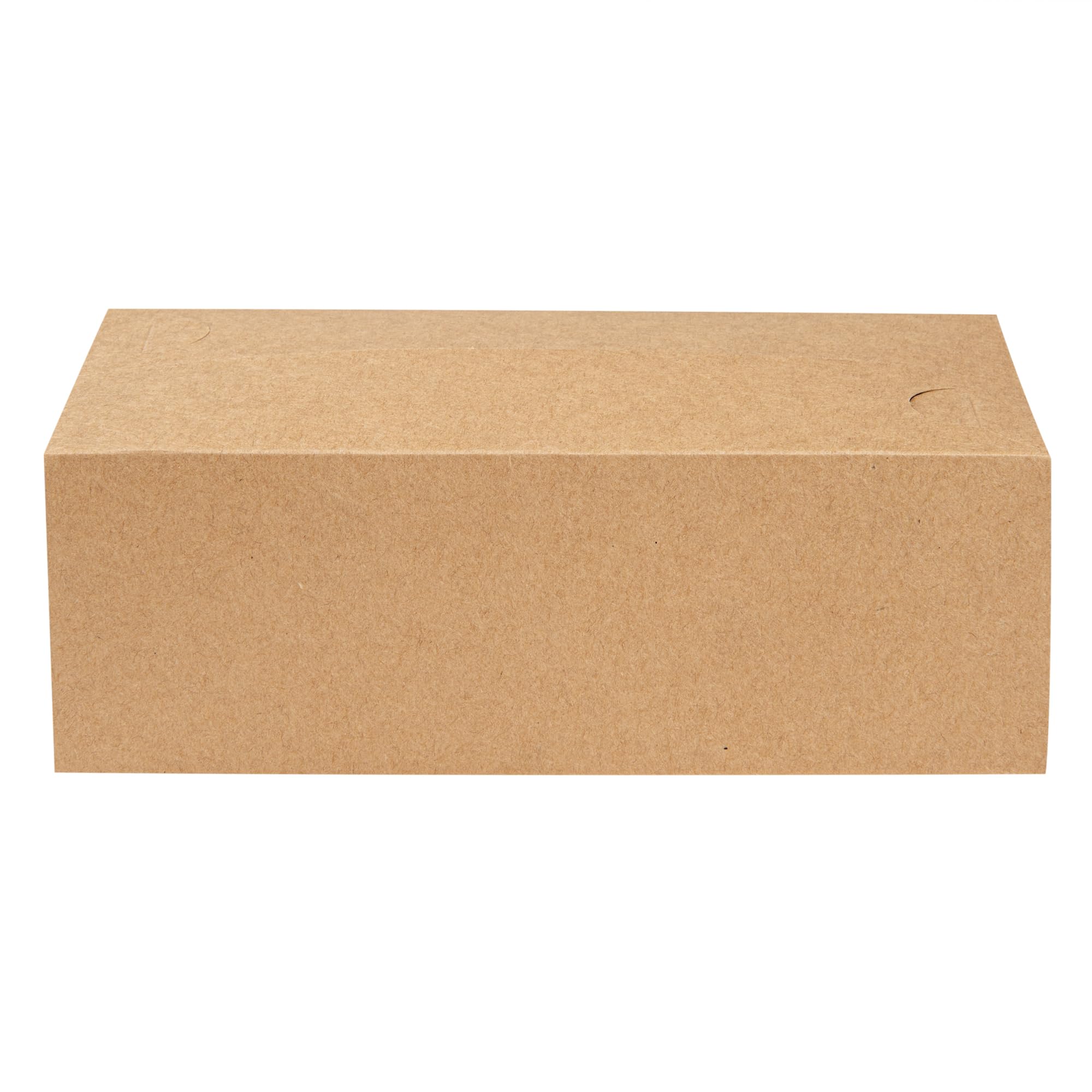 Restaurantware Bio Tek 71oz Eco-Friendly Takeout Containers - 100 Pack Rectangle Disposable Kraft Paper Food Boxes | Leak-Proof Fast Closure | Grease Resistant | Perfect for Burgers, Fried Chicken & Restaurant To-Go Meals