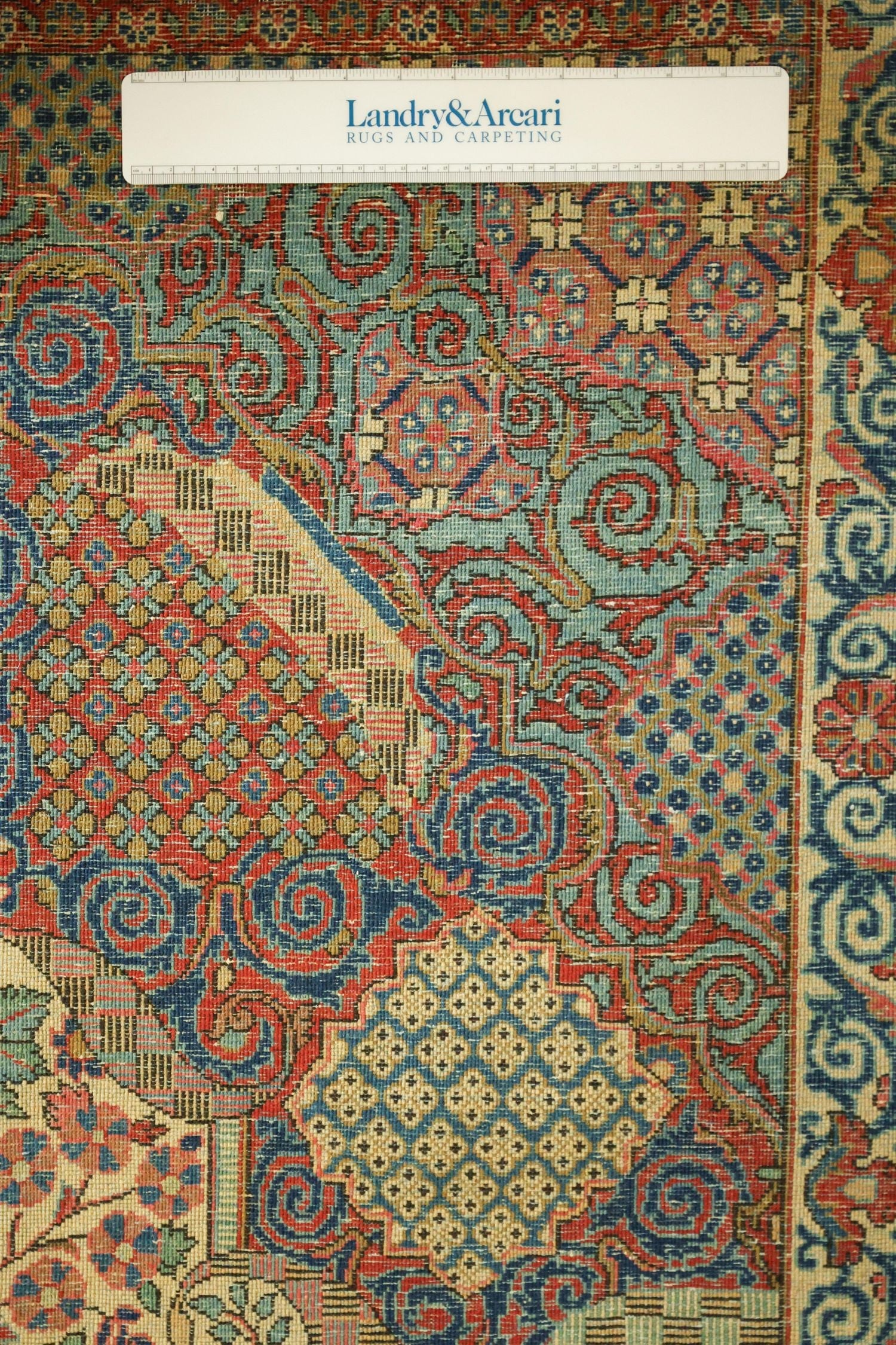 Antique Dabir Kashan Handwoven Traditional Persian Rug - JF8661 | Perfect for Living Room, Bedroom & Home Decor