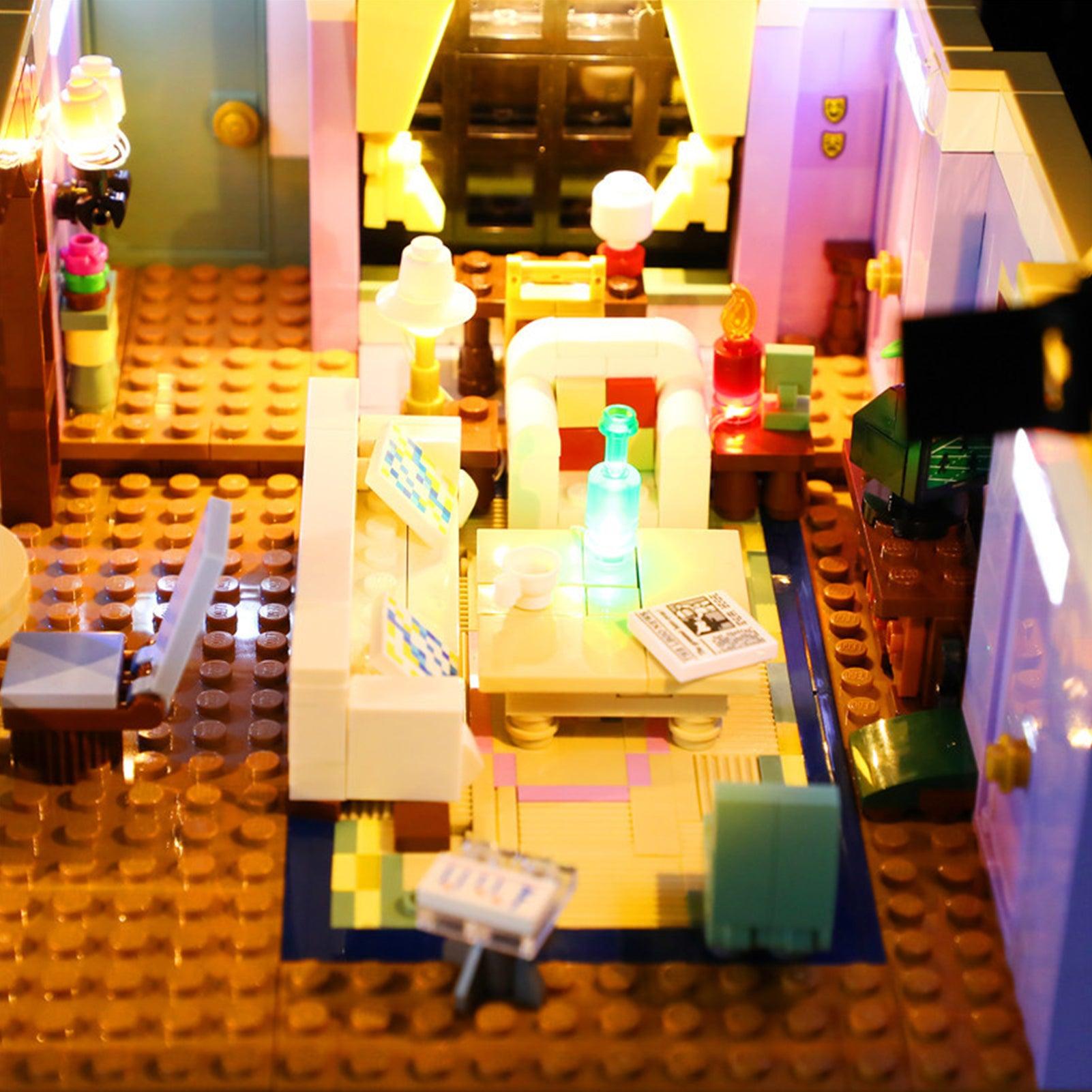 LEGO Ideas Friends Apartments 10292 Light Kit - Compatible with LEGO Building Sets - DIY Lighting Solution for LEGO Models - Perfect for Home Decor, Gift Giving & Display Scenes
