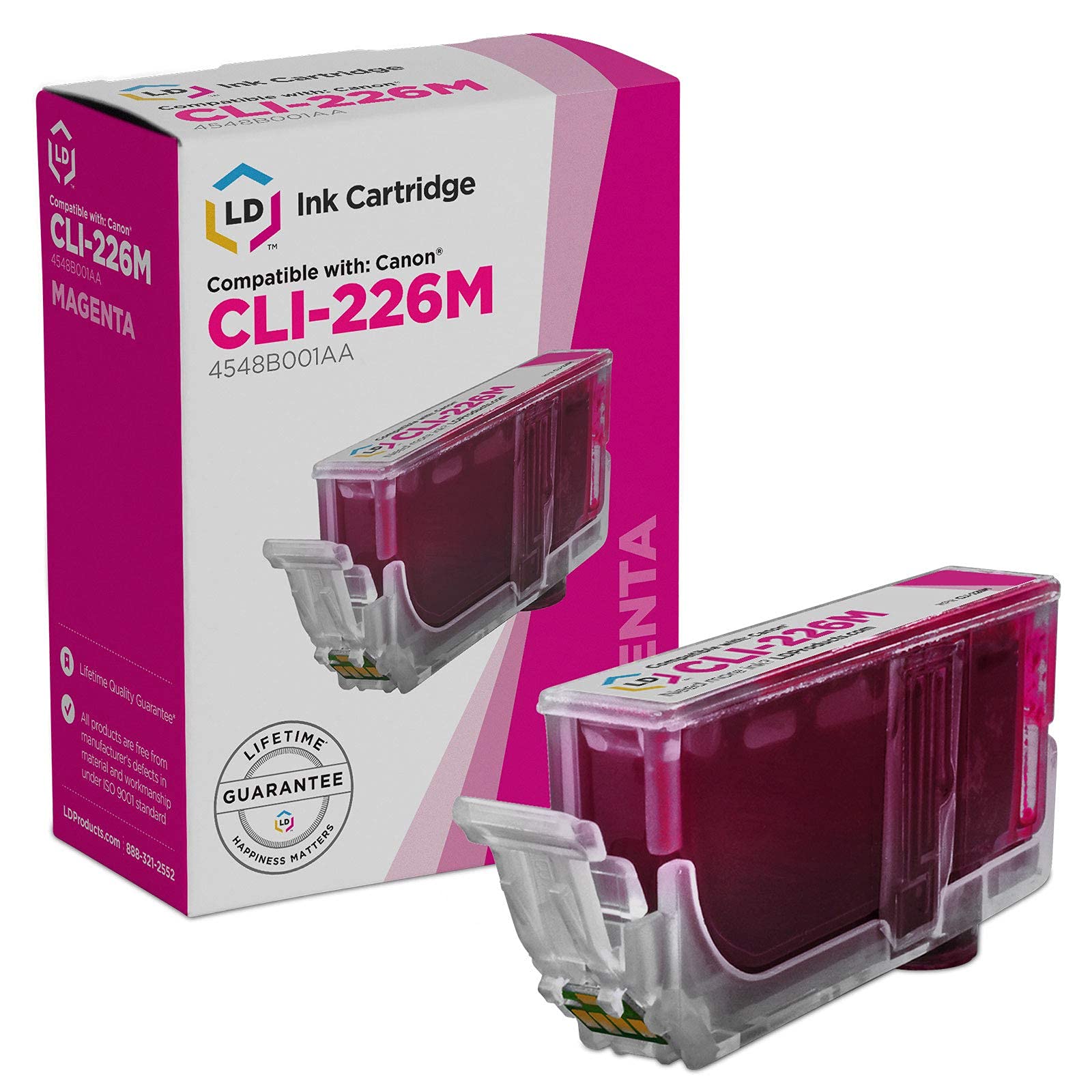 LD Compatible Ink Cartridge Replacement for Canon CLI-226M 4548B001AA (Magenta) | High-Quality Printer Ink | Perfect for Home & Office Printing