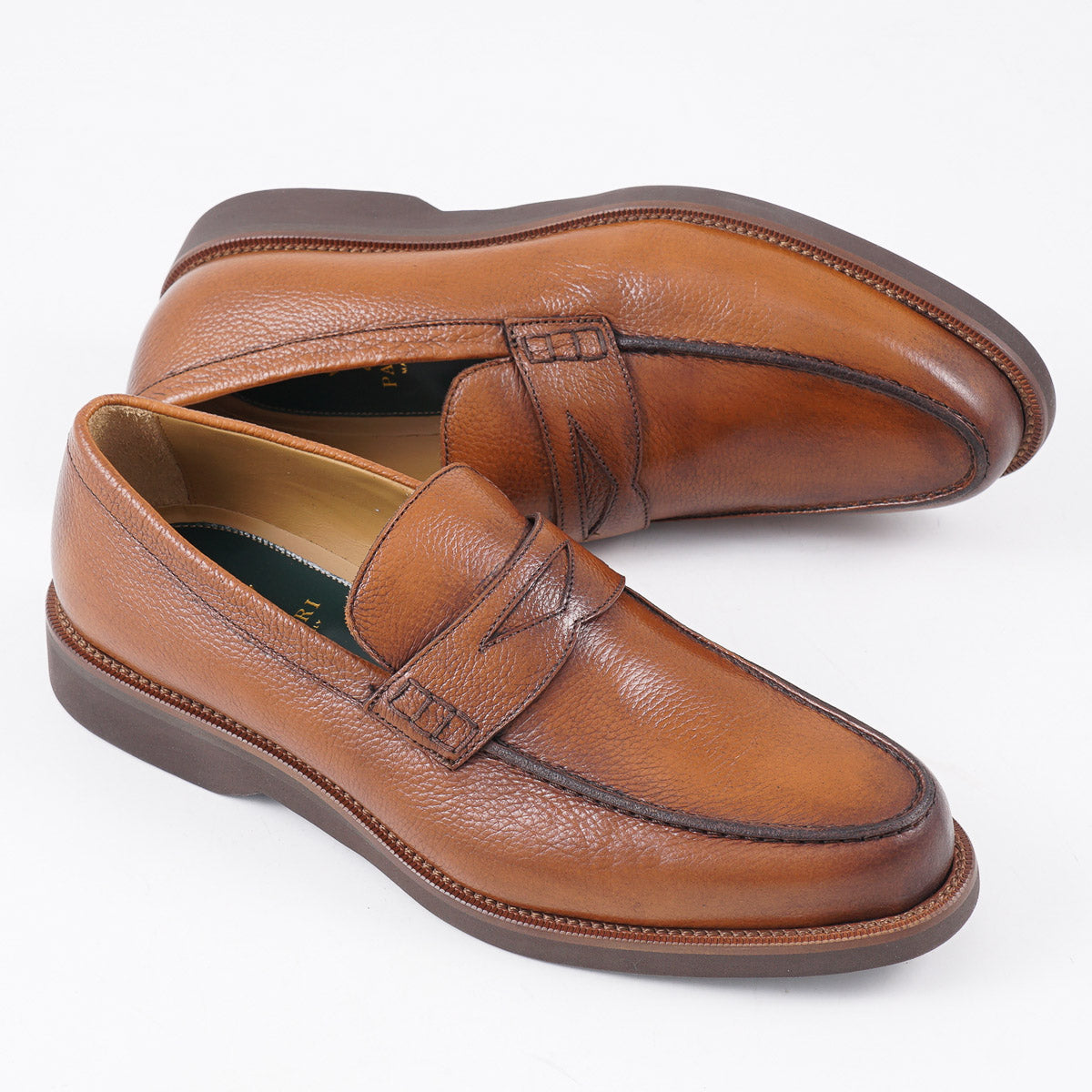 Pastori Soft Grained Leather Loafers - Comfortable & Stylish Men's Slip-On Shoes for Business Casual & Office Wear