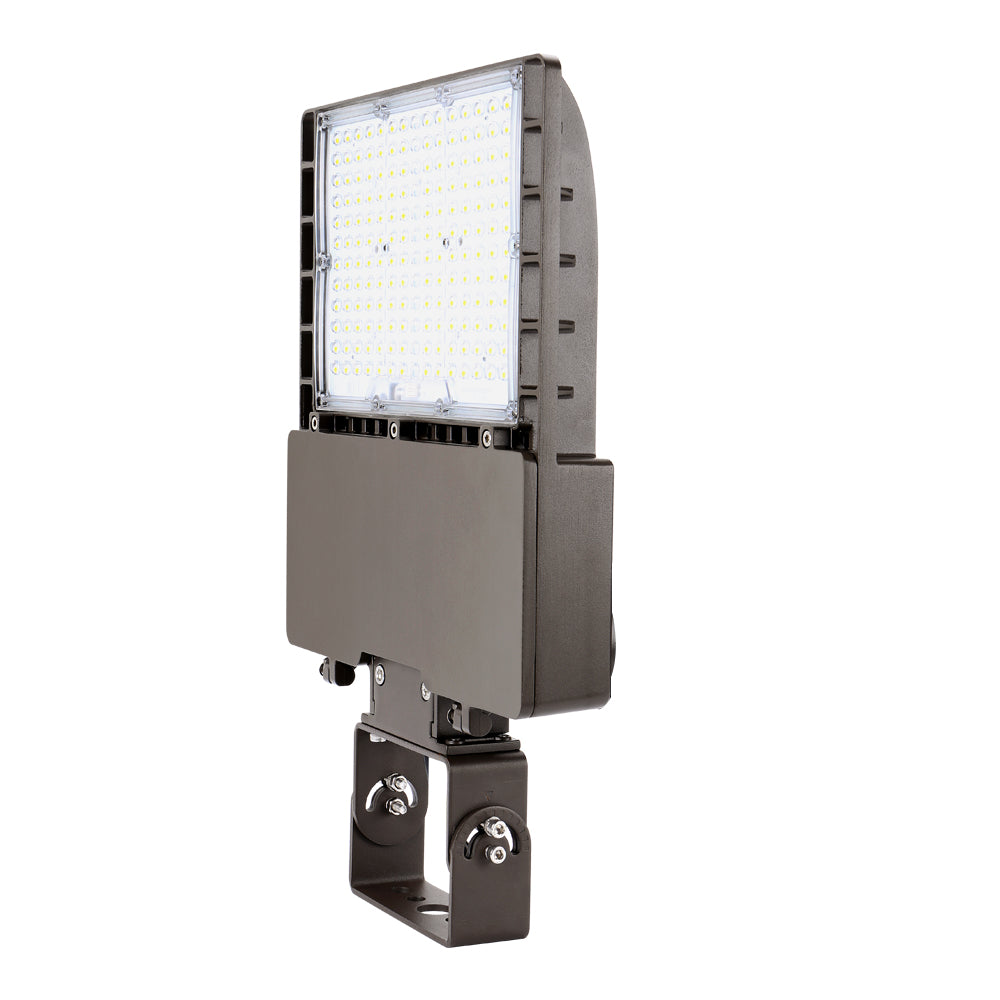 Konlite LED Area Light 200W Type IV - 24,600 Lumens, 4000K Daylight, 120-277V, 750W Equivalent - Ideal for Warehouse, Parking Lot & Outdoor Lighting