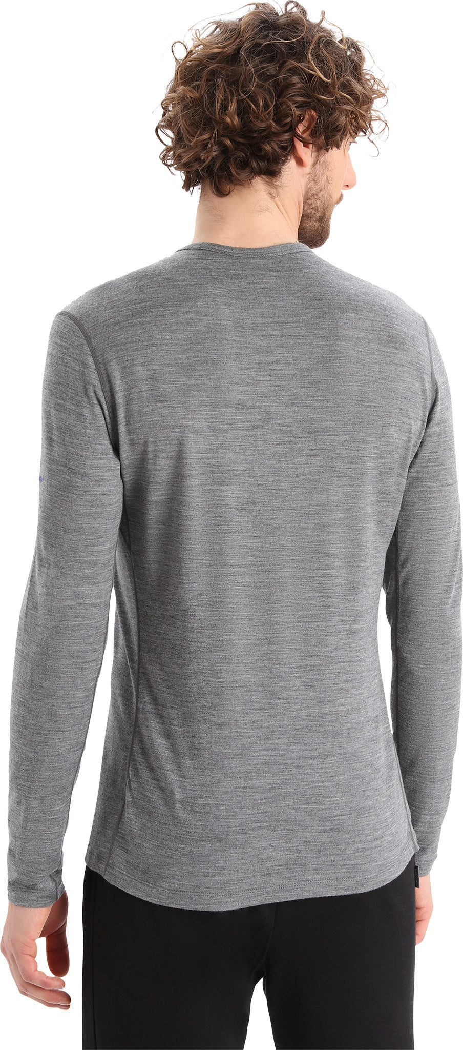200 Oasis Men's Long Sleeve Crew Neck Baselayer Top - Moisture Wicking Thermal Underwear for Hiking, Running & Cold Weather Activities