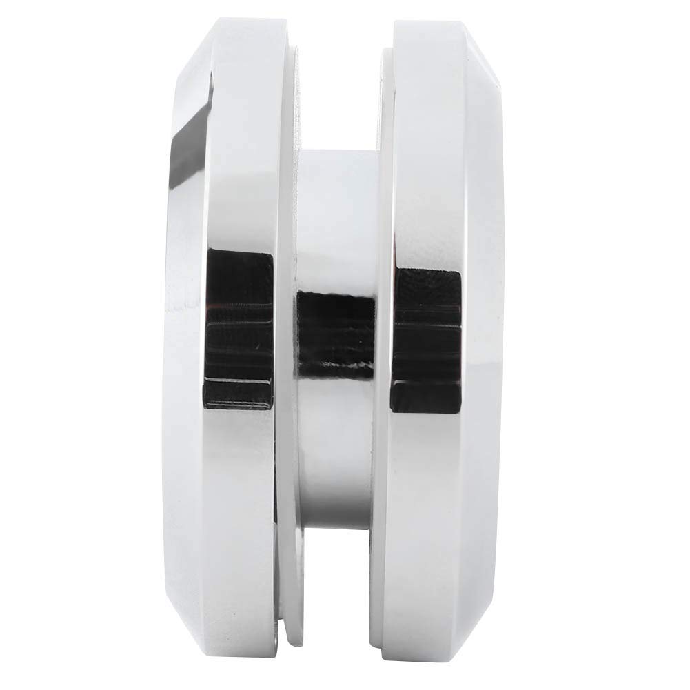 Elegant Round Sliding Door Handle - Heavy Duty Pull & Flush Handle for Glass, Wooden & Sliding Doors - Easy to Install Durable 2-Piece Set - Perfect for Bathroom, Closet & Cabinet Doors