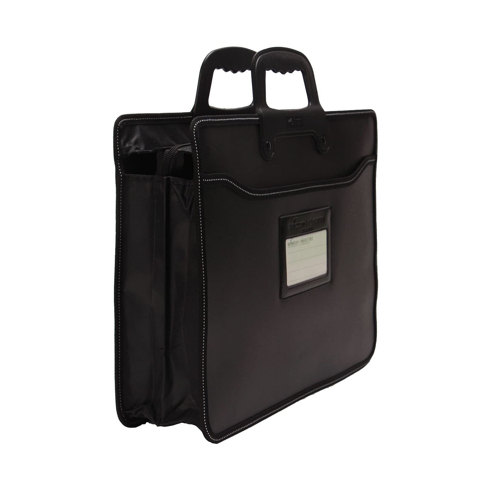 Waterproof Expandable Nylon Business Document Bag - A4 File Organizer with Laptop Pocket & Multiple Compartments | Perfect for Office, Travel, and Professional Meetings