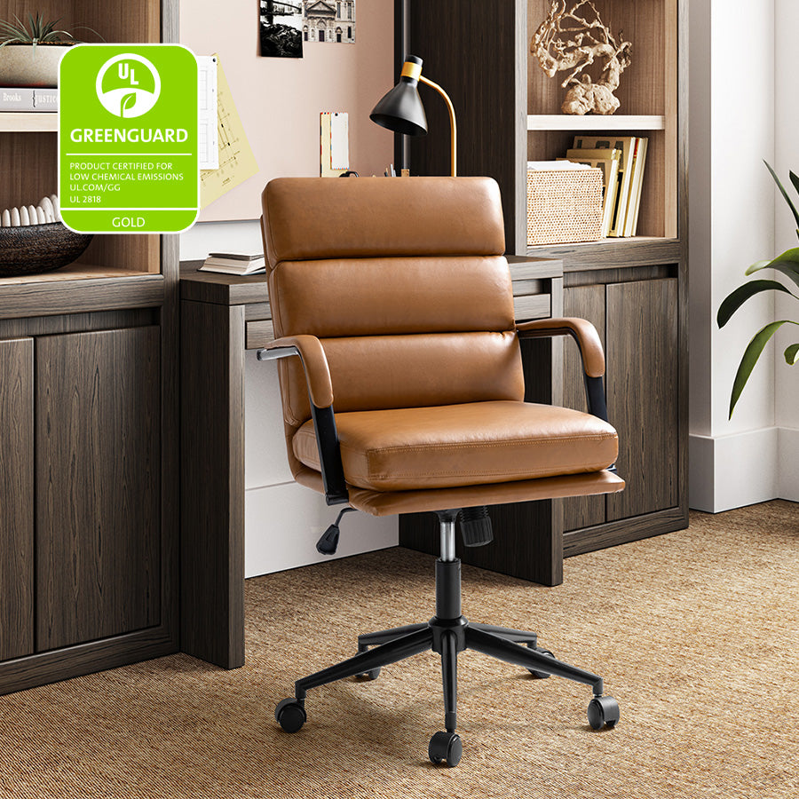 Johannes Task Office Chair - Ergonomic Adjustable Desk Chair with Lumbar Support for Home & Office Workspace - Perfect for Long Hours of Sitting, Gaming, and Remote Work