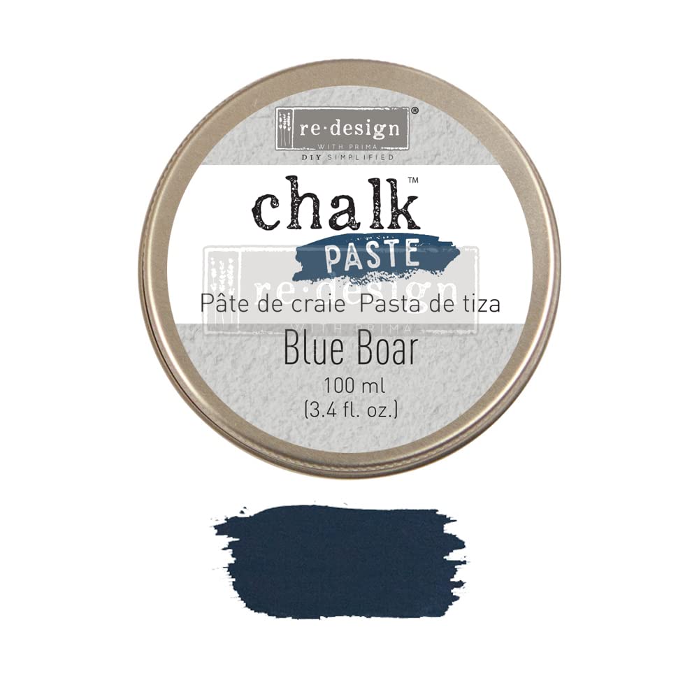 Premium Blue Boar Redesign Chalk Paste - Non-Toxic, Easy to Use for DIY Crafts, Home Decor & Chalkboard Art | Perfect for Restaurants, Schools & Creative Projects