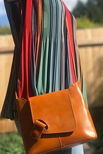 Isabella Genuine Leather Crossbody Bag for Women - Stylish & Durable Everyday Shoulder Purse for Work, Travel & Shopping