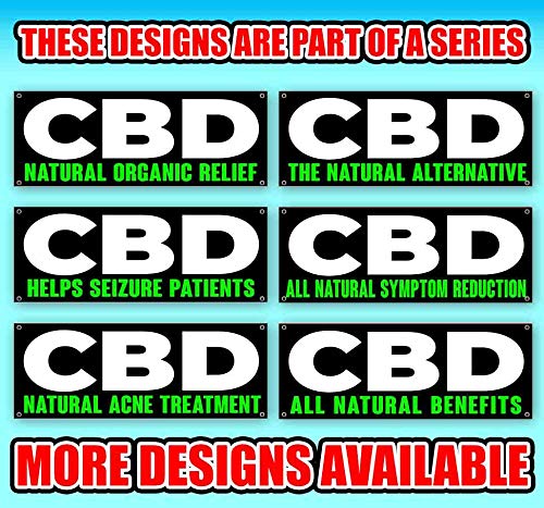 Natural CBD Acne Treatment Cream 13 oz | Organic & Non-Greasy Formula | Heavy-Duty Vinyl Banner with Metal Grommets | Perfect for Trade Shows, Retail Displays & Outdoor Advertising