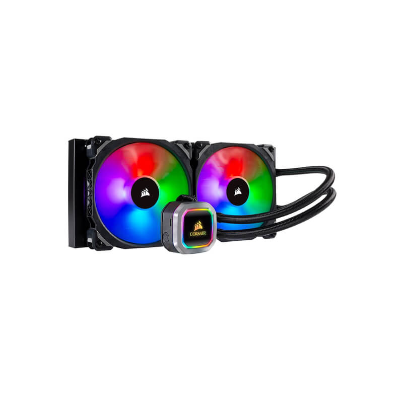 Corsair Hydro Series H115i RGB Platinum 240mm Liquid CPU Cooler - High Performance AIO Water Cooling for Gaming PCs & Workstations - Perfect for Overclocking and Silent Operation