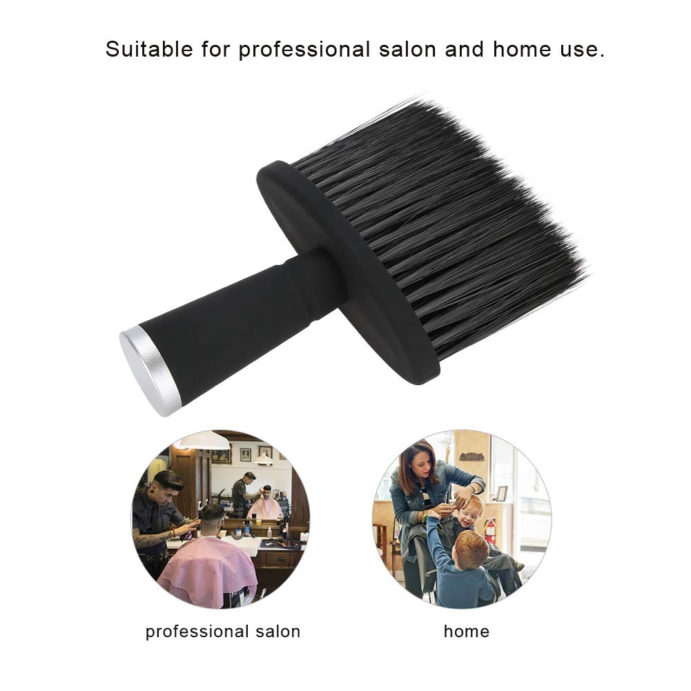 Professional Hair Cleaning Brush - Soft Barber Neck & Face Duster for Salon & Home Use | Gentle Hair Sweep & Styling Tool | Perfect for Haircuts, Makeup Application & Salon Cleanup