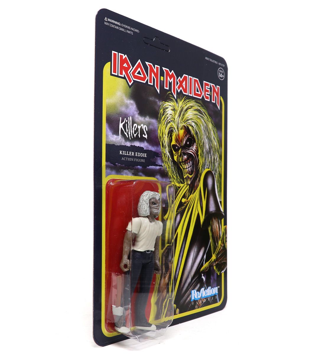 Killer Eddie Iron Maiden Wave 1 ReAction Figure - Official Band Merchandise for Music Fans & Collectors | Perfect for Display, Gifts, and Rock Memorabilia Collections