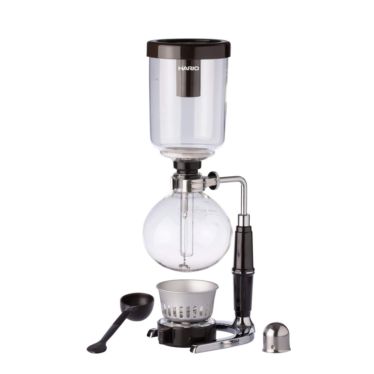 Hario Glass Technica Syphon Coffee Maker - 5 Cup Stovetop Brewer for Home Baristas | Perfect for Pour Over Coffee & Specialty Brewing at Home
