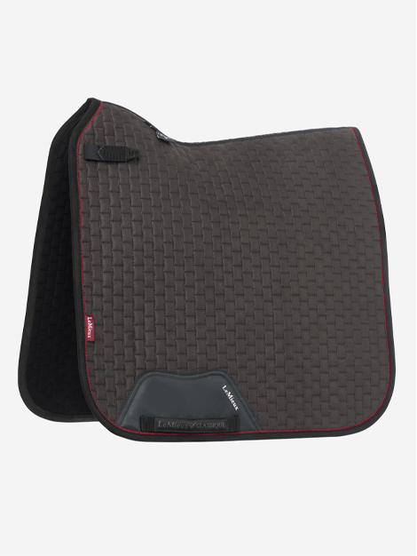 Premium Le Mieux Suede Dressage Pad - Soft & Non-Slip Horse Riding Saddle Pad for Equestrian Training & Show Jumping