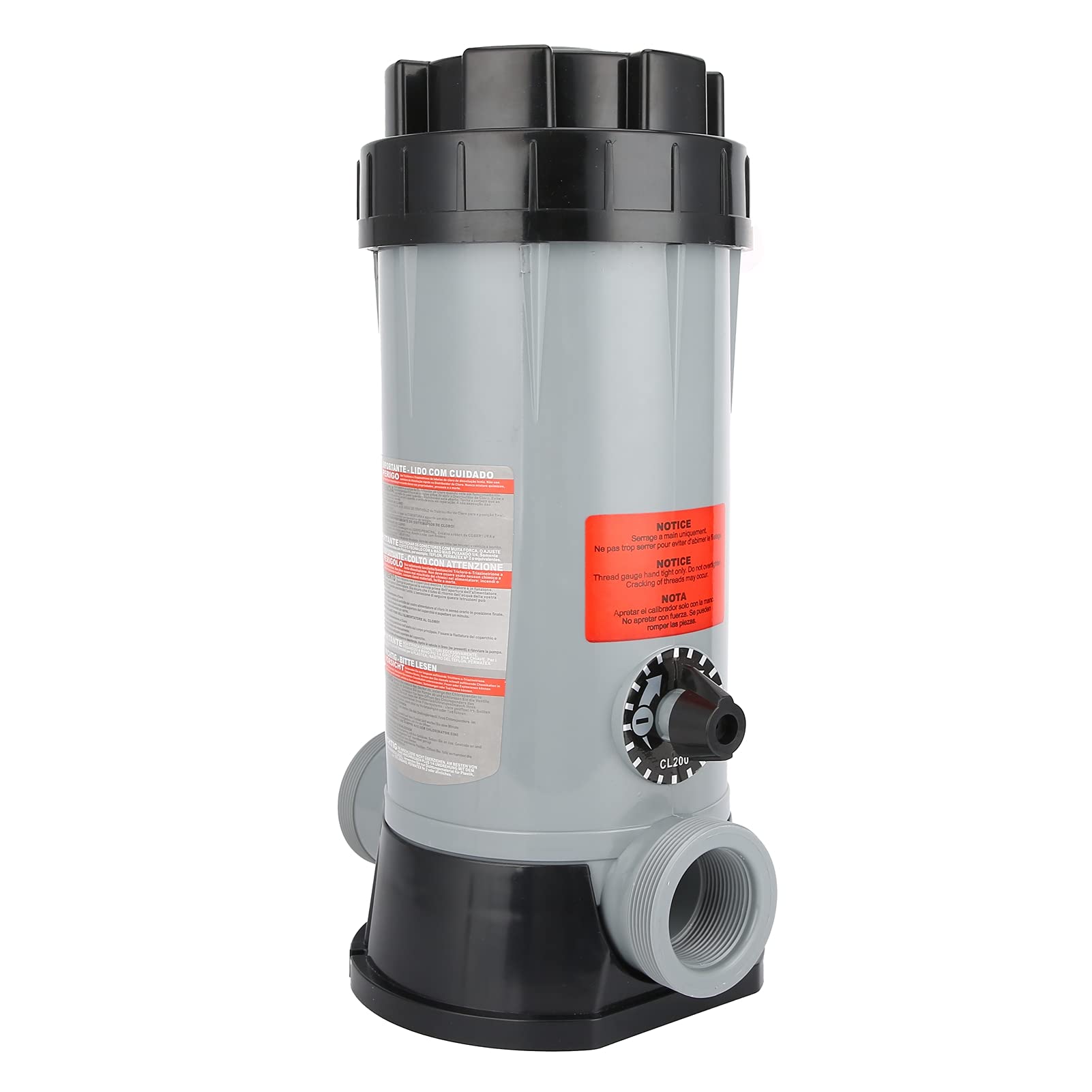 Chemical Feeder for Swimming Pools | Corrosion-Resistant Pool Chlorinator | Garden & Pool Cleaning Accessory | Perfect for Backyard Pools & Water Maintenance