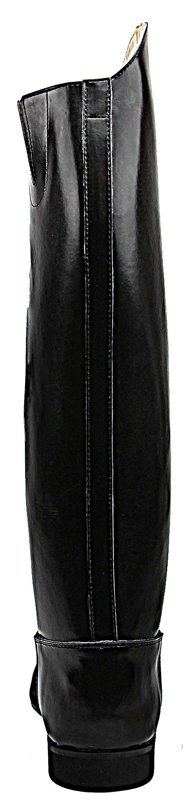 Women's English Equestrian Riding Boots - Black Pull-On Dressage Boots for Horseback Riding & Stable Work | Perfect for Competition, Training & Casual Riding