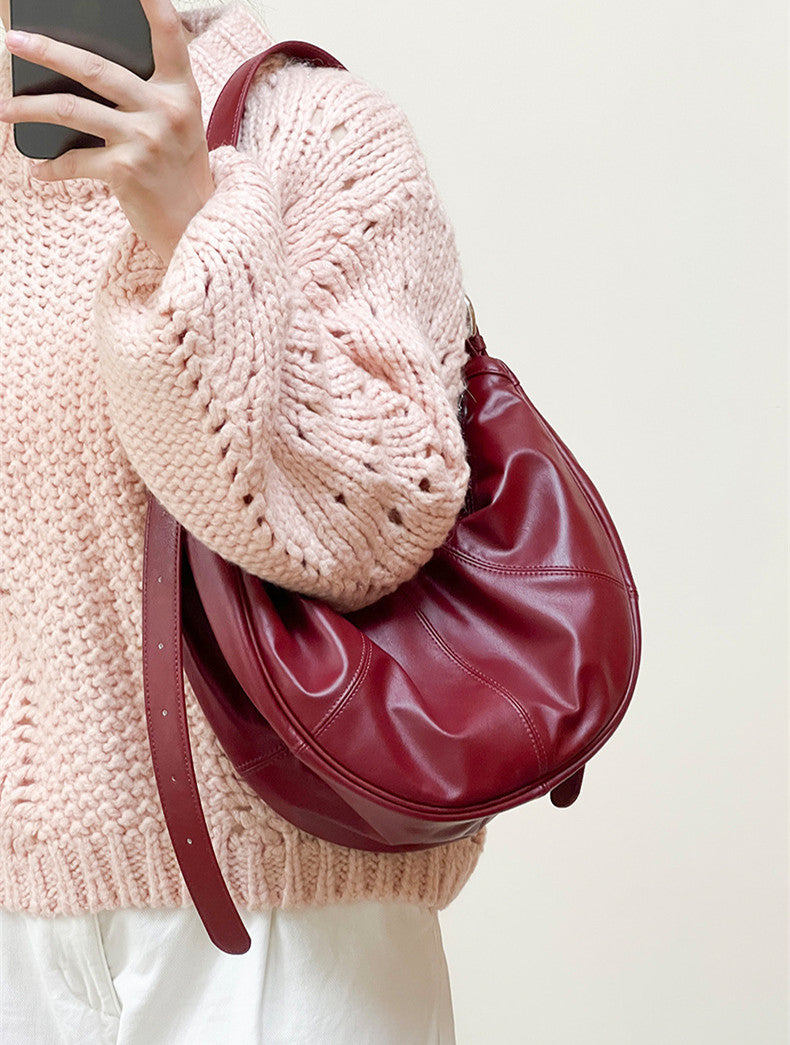 Stylish Crescent Shoulder Bag for Women - Fashionable Crossbody Purse with Adjustable Strap - Perfect for Work, Travel & Everyday Use