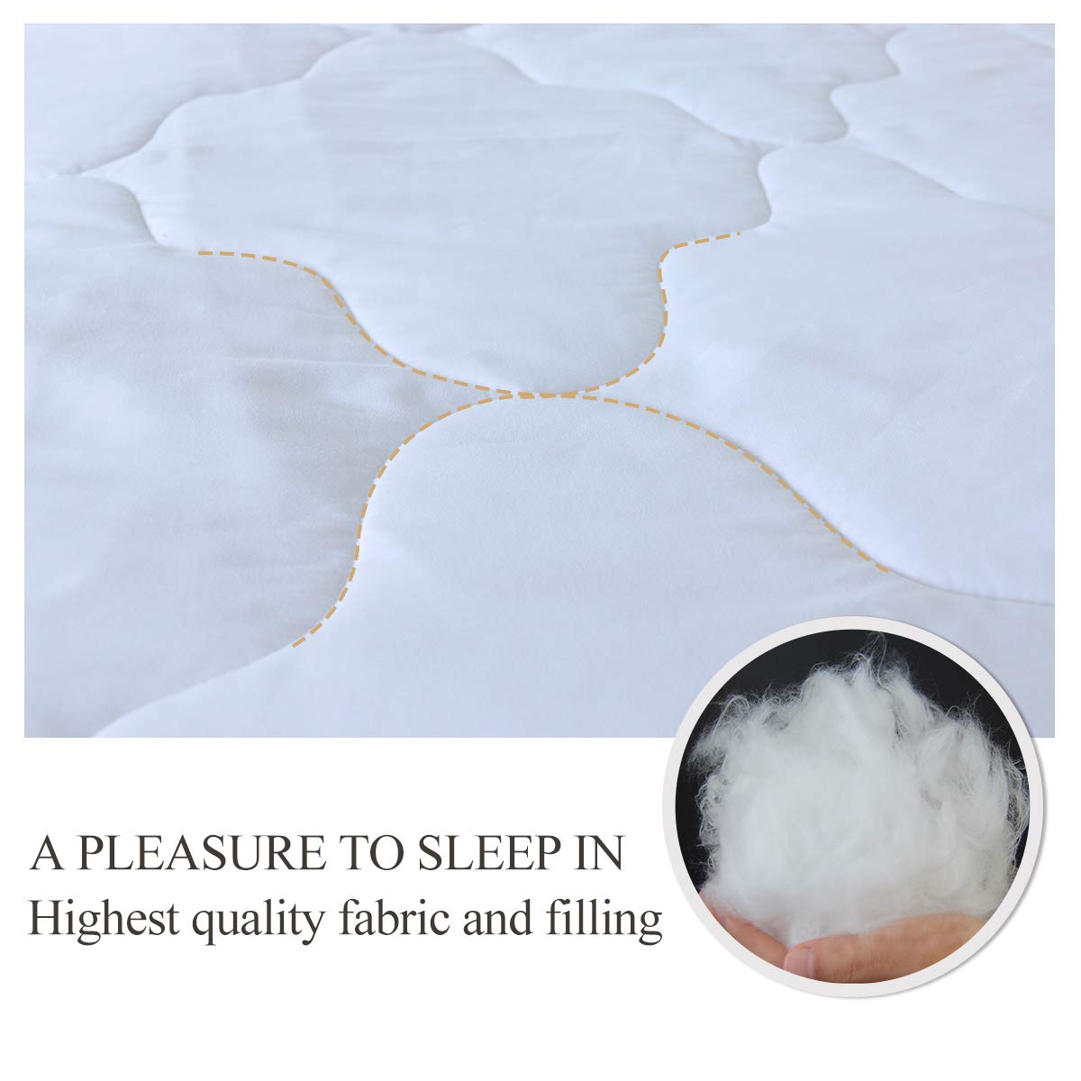 BlessLiving Ultra Soft 3-Piece Full/Queen Waterfall Comforter Set - Blue Fantasy Art Design | Luxury Bedding for Master Bedroom & Guest Room Decor