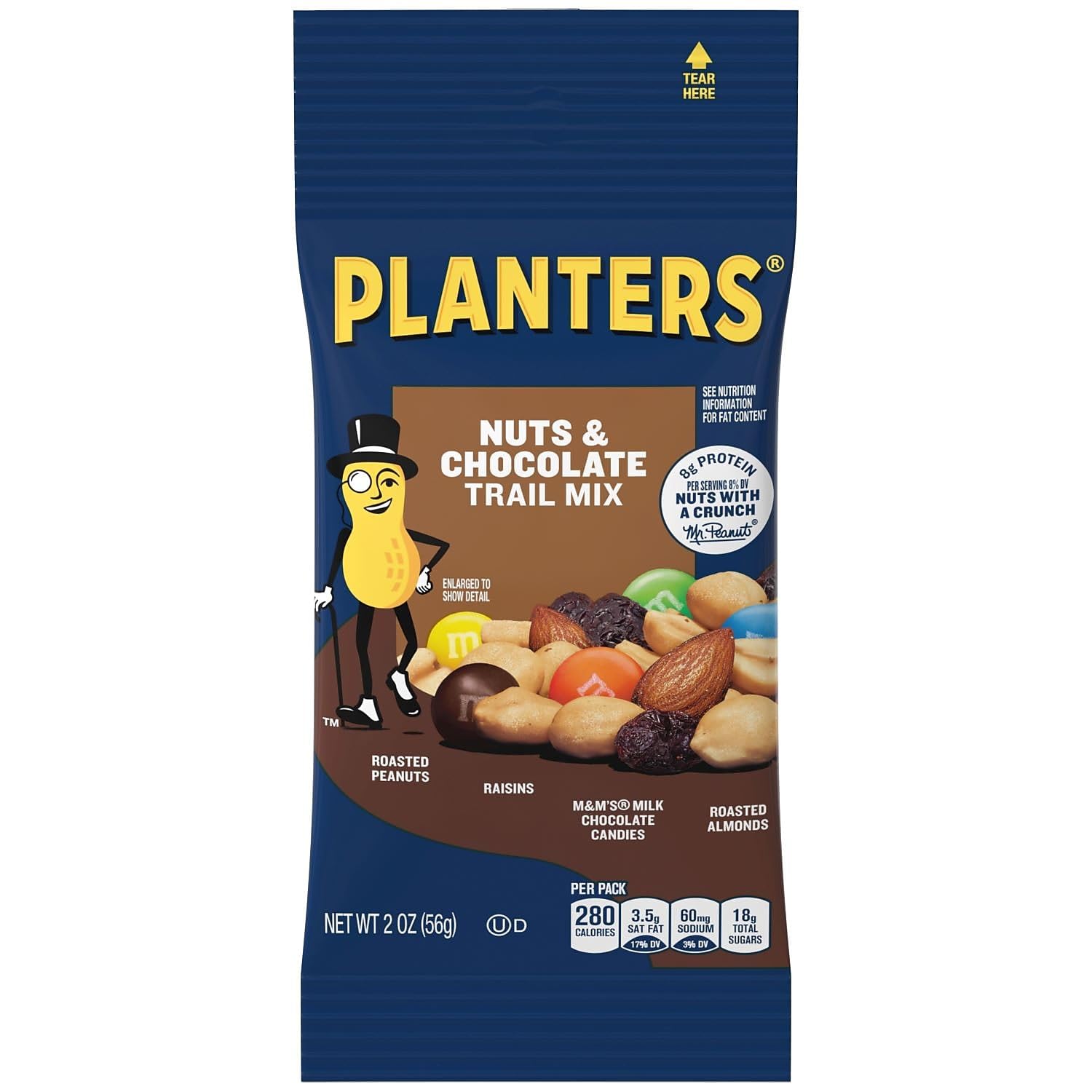 Premium Trail Mix with Nuts & Chocolate - 2oz Bags (72/Carton) | Bulk Snacks for Office Breakroom, Vending Machines & On-the-Go Energy | Healthy Workplace Snack Food