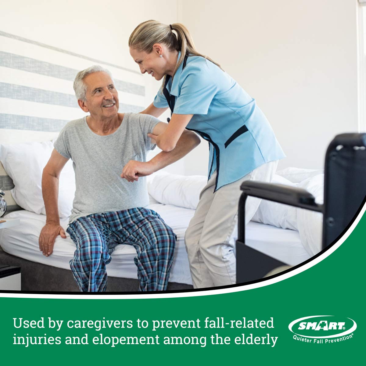 Wireless Bed Alarm with Sensor Pad for Elderly & Patients - Fall Prevention & Safety Alert System for Home Care, Hospitals, and Nursing Homes