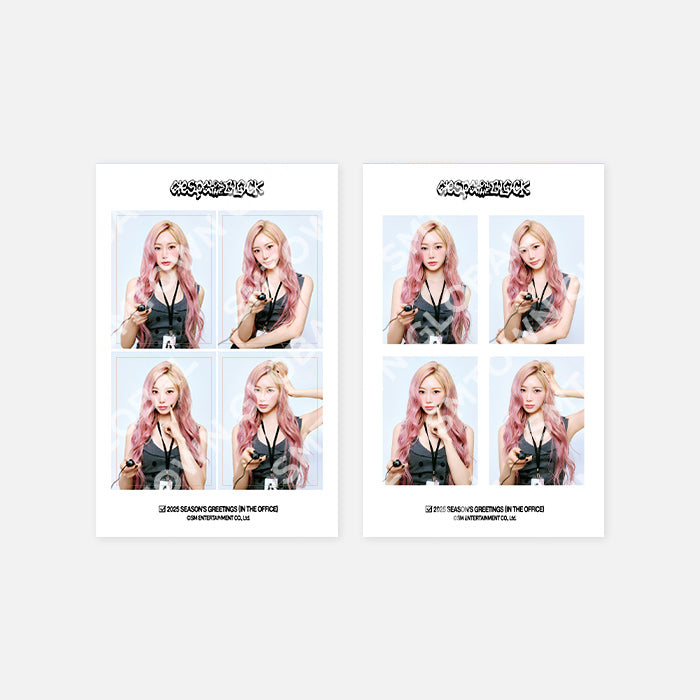 2025 SM Artist Season's Greetings 4-Cut Photo Set - K-Pop Collectible Merchandise for Fans, Gift Ideas & Display Decor