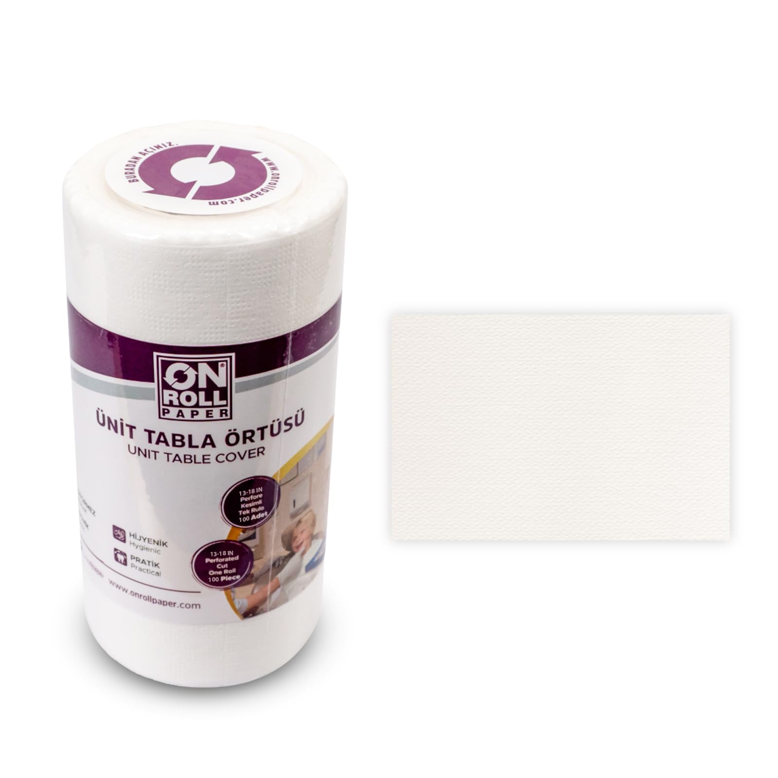 100-Pack Disposable Dental Bibs 13