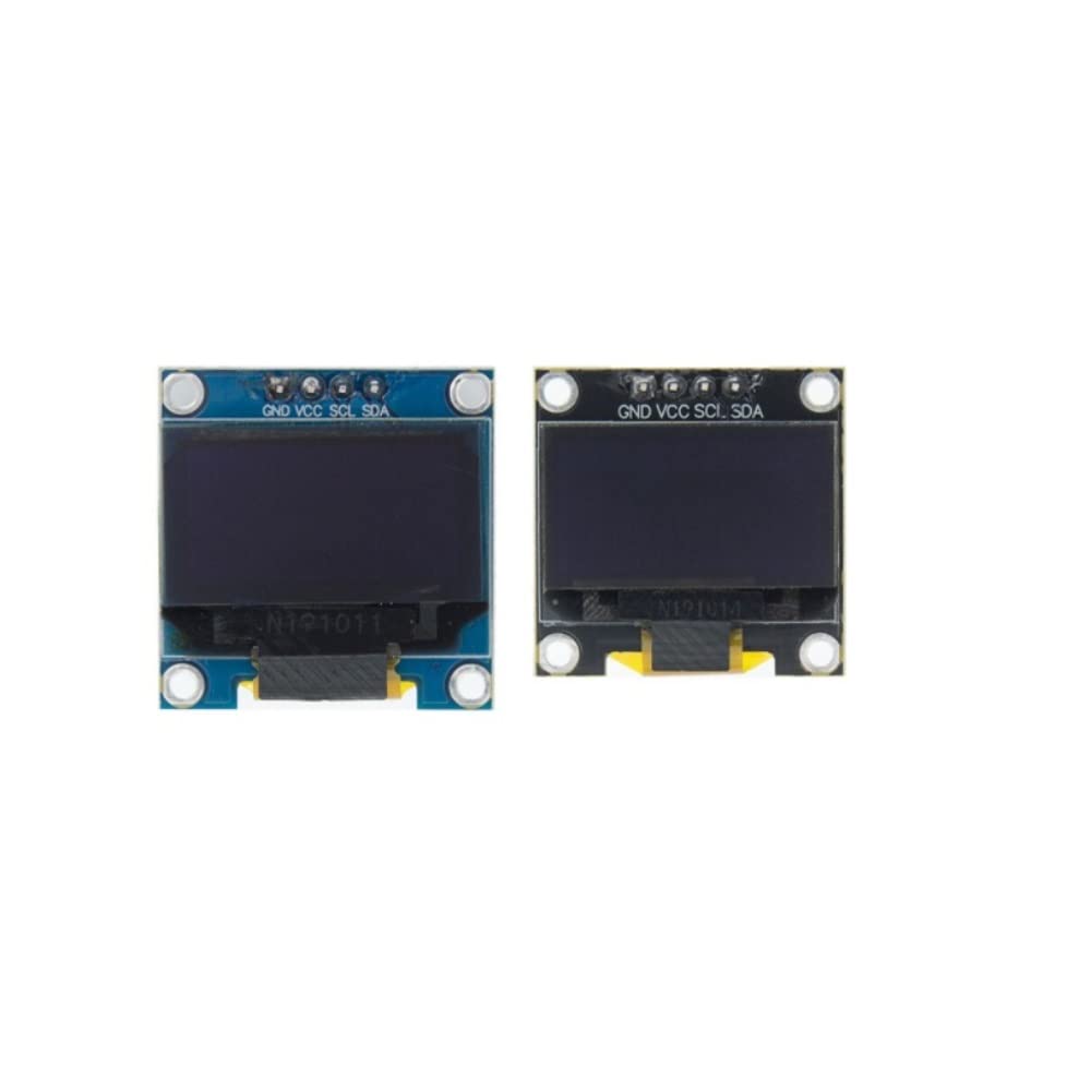 0.96 Inch Yellow-Blue OLED Display Module for Arduino, Raspberry Pi - High Resolution 128x64 Pixel Screen for DIY Electronics Projects, Wearables & IoT Devices