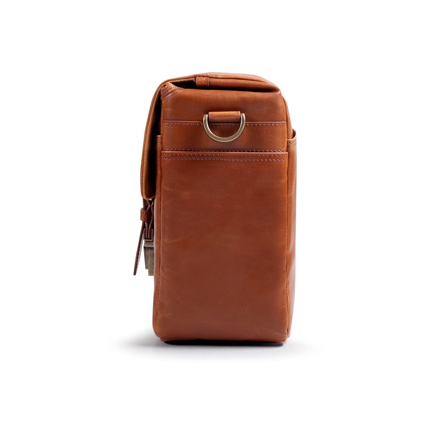 Premium MegaGear Genuine Leather Camera Messenger Bag - Durable & Stylish Crossbody Bag for DSLR, Mirrorless Cameras - Perfect for Travel, Photography & Everyday Use