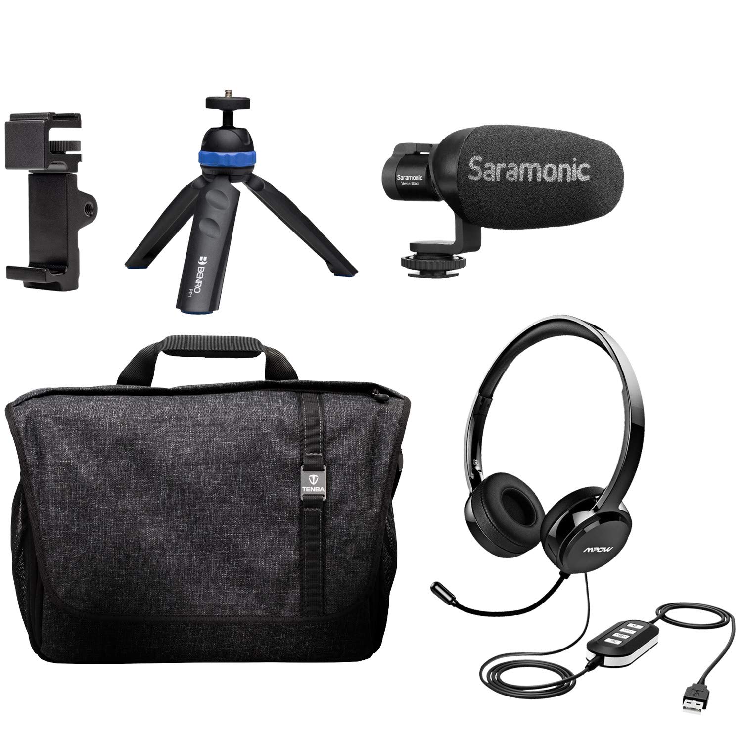 Saramonic Home Base Personal Audio Video Telecommunications Kit - Portable Work from Home & Travel Office Setup for Remote Work, Video Calls & Online Meetings