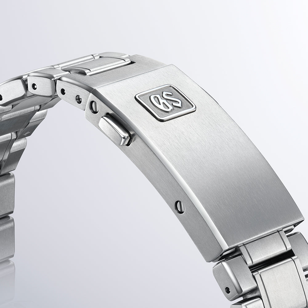 SLGB003 Evolution 9 Spring Drive UFA HI Titanium 37mm Watch - Silver Blue Dial on Bracelet - Luxury Automatic Timepiece for Men, Business & Formal Occasions