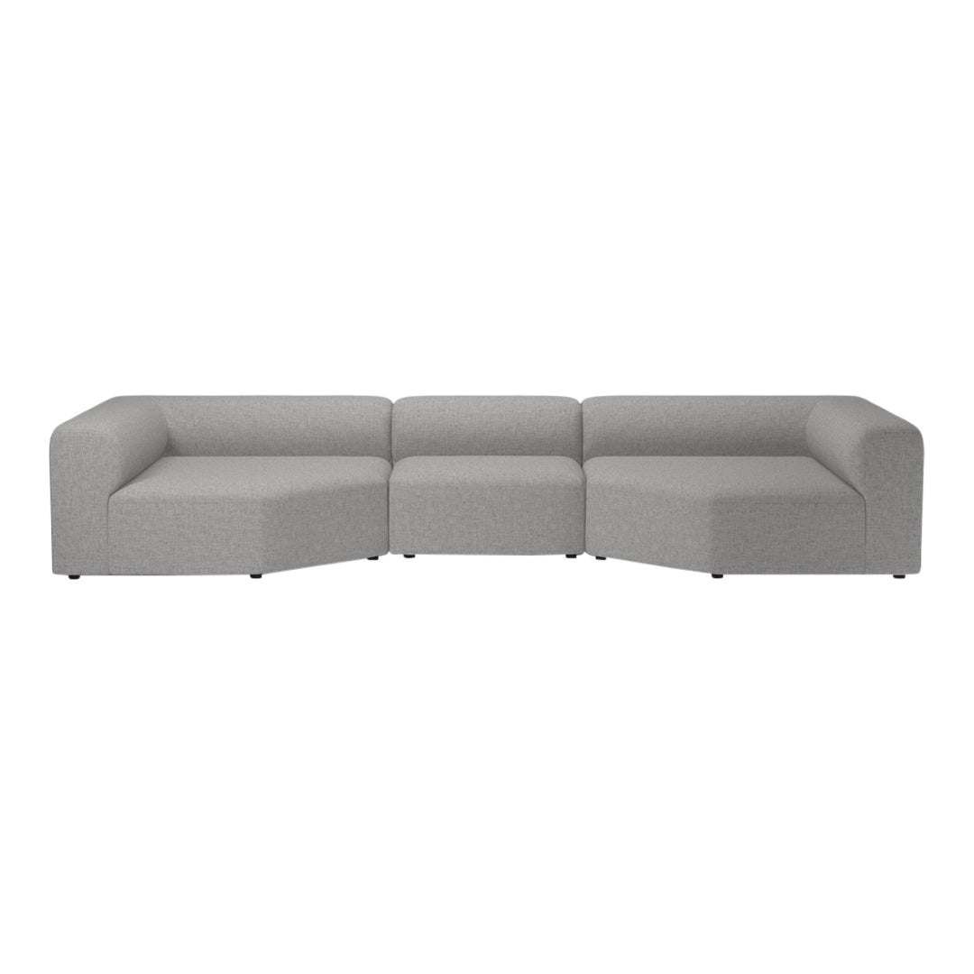 Angle 3-Seater Corner Sofa with Large Chaise Lounge - Perfect for Living Room, Family Room & Modern Home Decor
