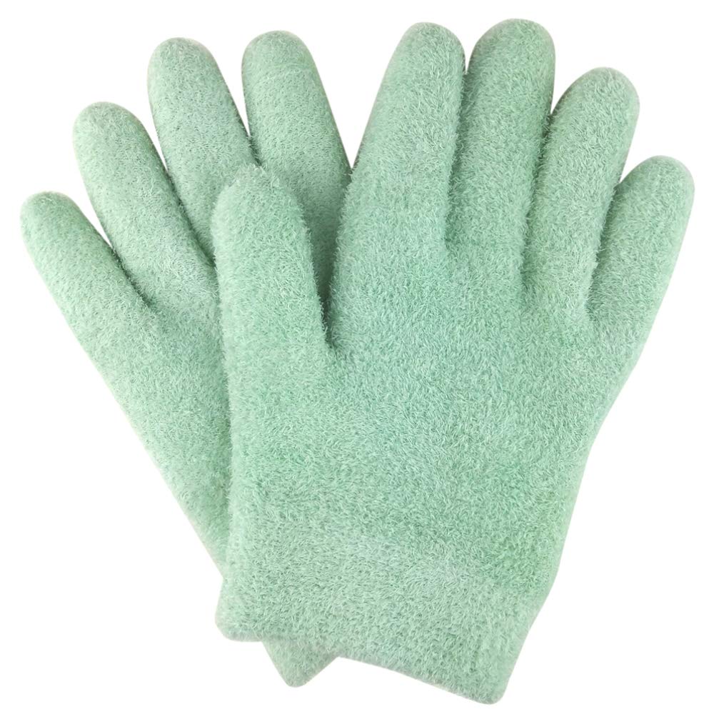 Minkissy Moisturizing Hand Gloves & Men's Socks 2-Pack - Spa Skincare for Dry Hands, Psoriasis Relief & Foot Care - Perfect for Home Spa, Night Treatment & Beauty Routine