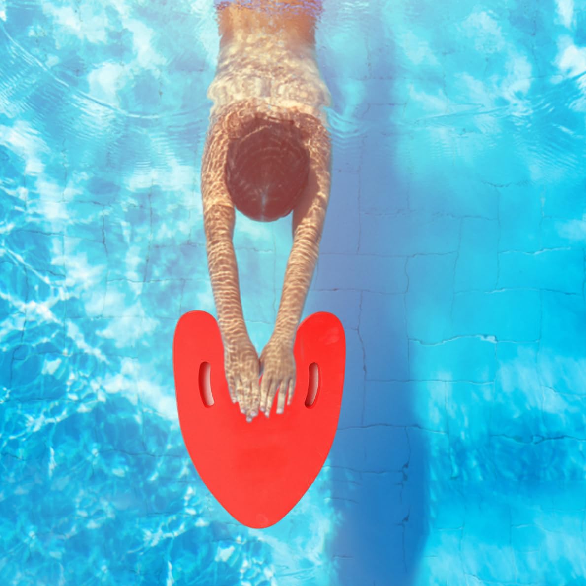 Swim Float Kickboard - Blue EAV Floating Board for Pool Swimming Training, Ideal for Kids & Adults - Perfect for Swimming Lessons, Water Aerobics, and Pool Workouts