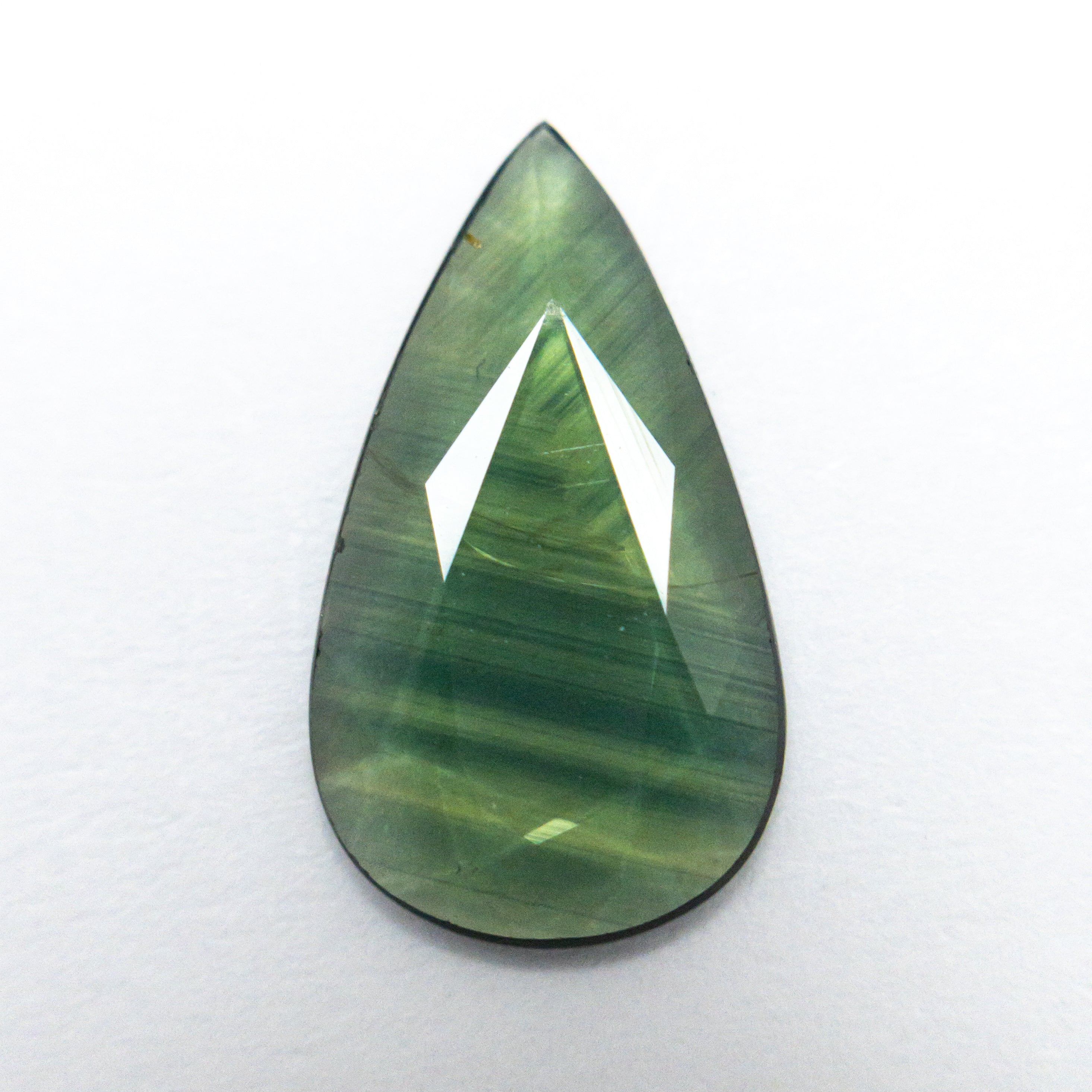 1.83ct Natural Pear Cut Blue Sapphire Gemstone - 14.03x7.96x1.60mm Portrait Cut Loose Stone for Jewelry Making, Engagement Rings & Necklace Pendants