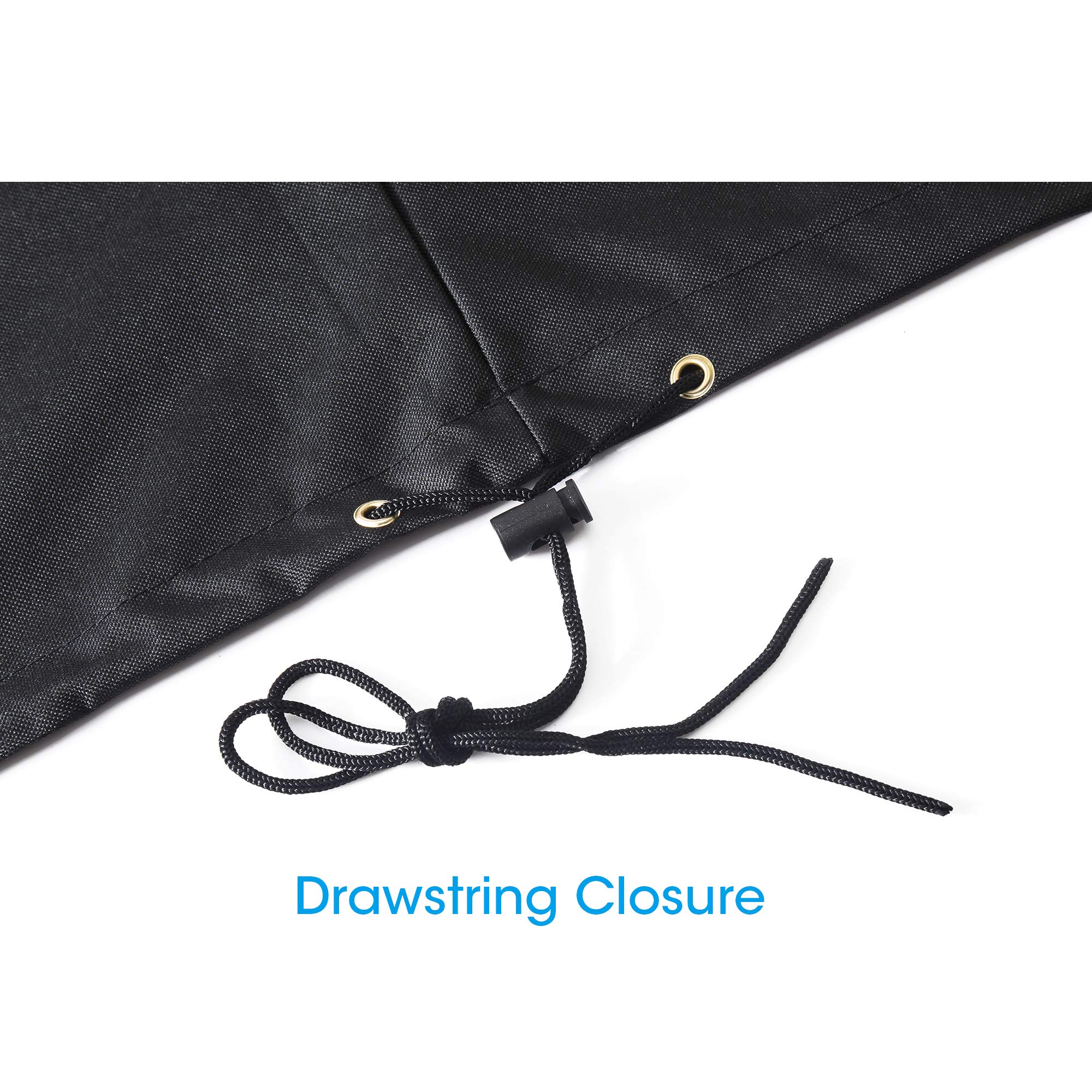 Unicook Waterproof Portable Grill Cover for Weber Q2000, Q200 Series & Baby Q Gas Grills | Heavy-Duty All-Weather Protection | Fits Better Than Weber 7111 | Black | Perfect for Backyard BBQs, Camping & Outdoor Cooking