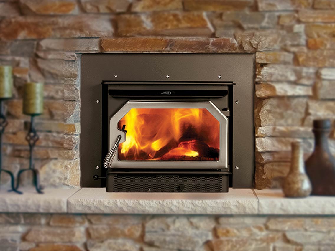 Iron Strike Striker Wood Burning Insert - C160TGL/C160AGL | Fireplace Accessory for Cozy Home Heating & Camping Outdoor Use