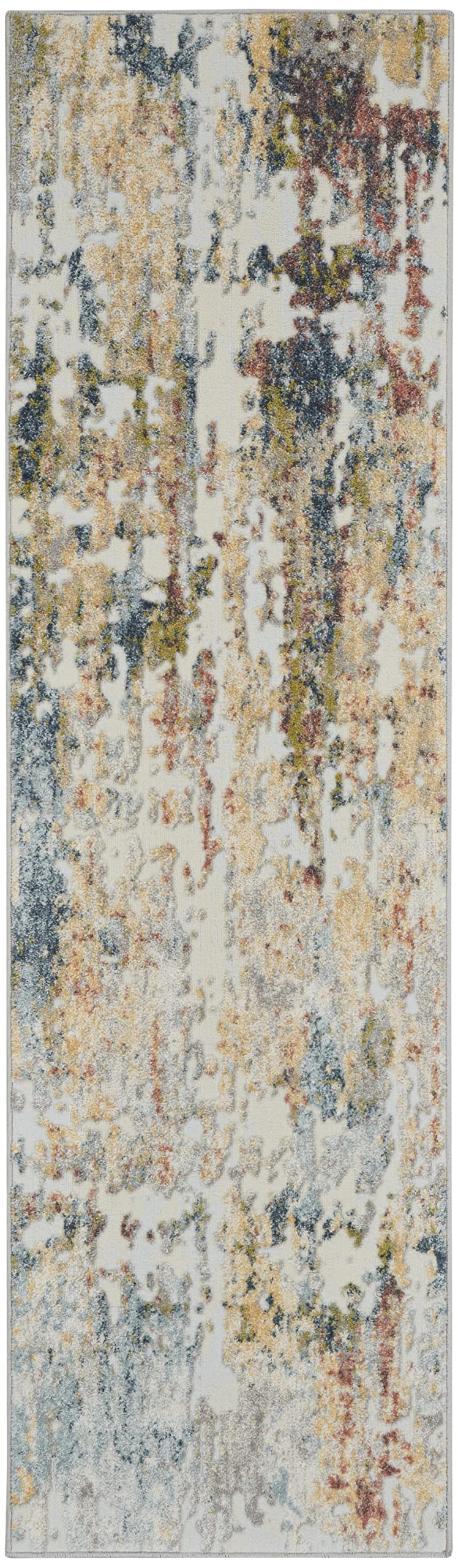 Nourison Trance Abstract Ivory/Multi 2'2