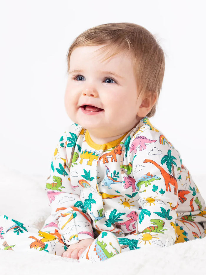 Adorable Dinosaur Babygrow - Cute Dino Print Onesie for Infants & Toddlers - Perfect for Playtime, Nursery & Photo Shoots