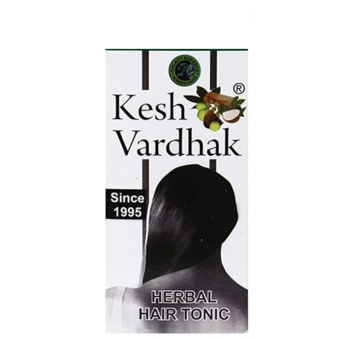 KESH VARDHAK Herbal Hair Growth Oil - Natural Remedy for Strong, Long & Thick Hair | Nourishes Scalp, Reduces Hair Fall & Stimulates Growth | Sulfate-Free Formula | Perfect for Daily Hair Care & Scalp Massage