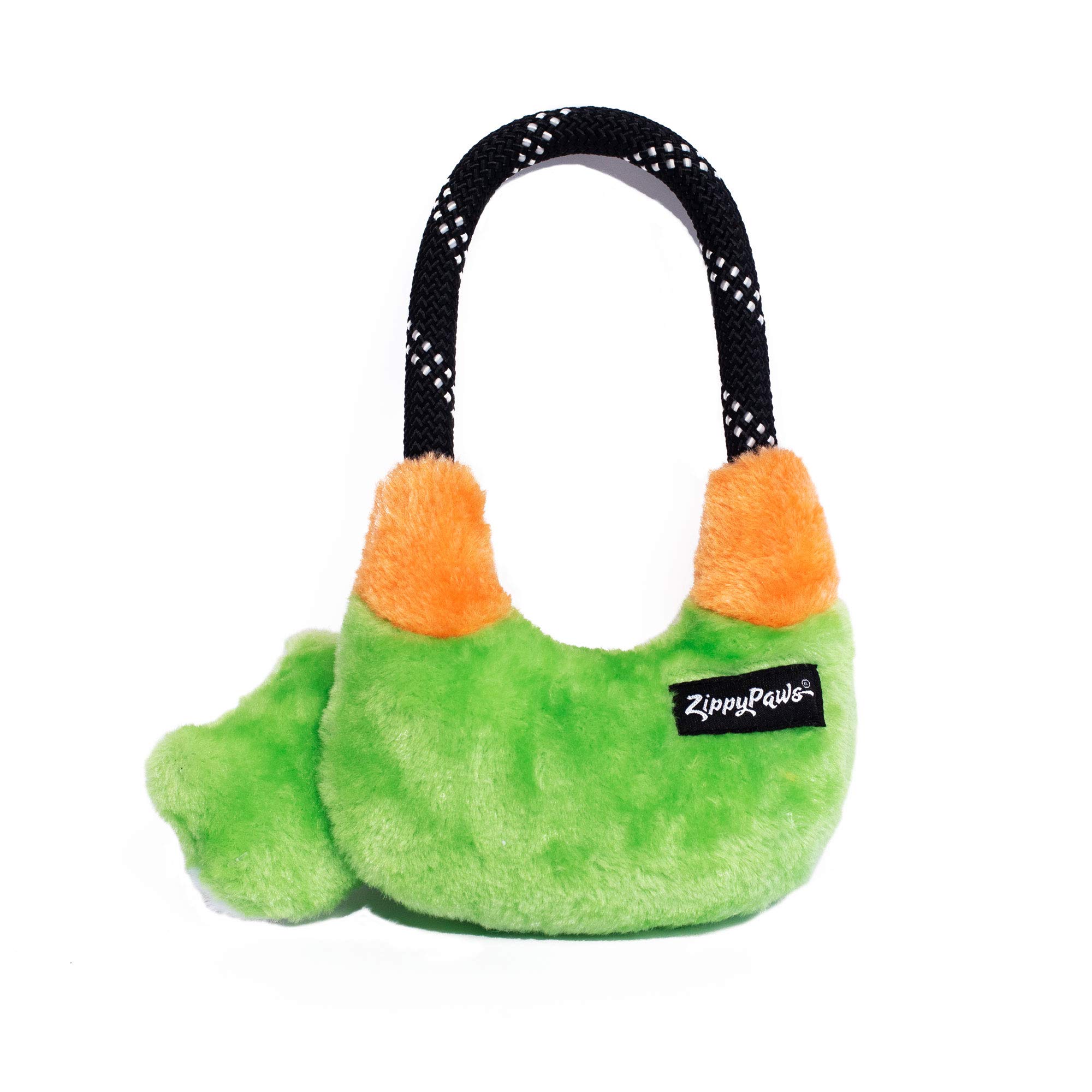 ZippyPaws RopeHangerz Interactive Rope Tug Dog Toy - Tree Frog Design for Aggressive Chewers | Perfect for Fetch, Training & Bonding with Your Pet