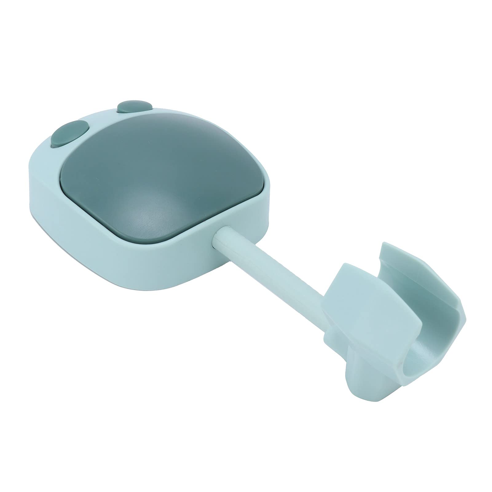 360° Adjustable ABS Shower Head Holder - Punch-Free Installation, 3KG Load Bearing Bracket with Sticker | Bathroom Shower Accessories for Easy Angle Adjustment & Secure Mounting | Perfect for Home, Hotel & Spa Renovations