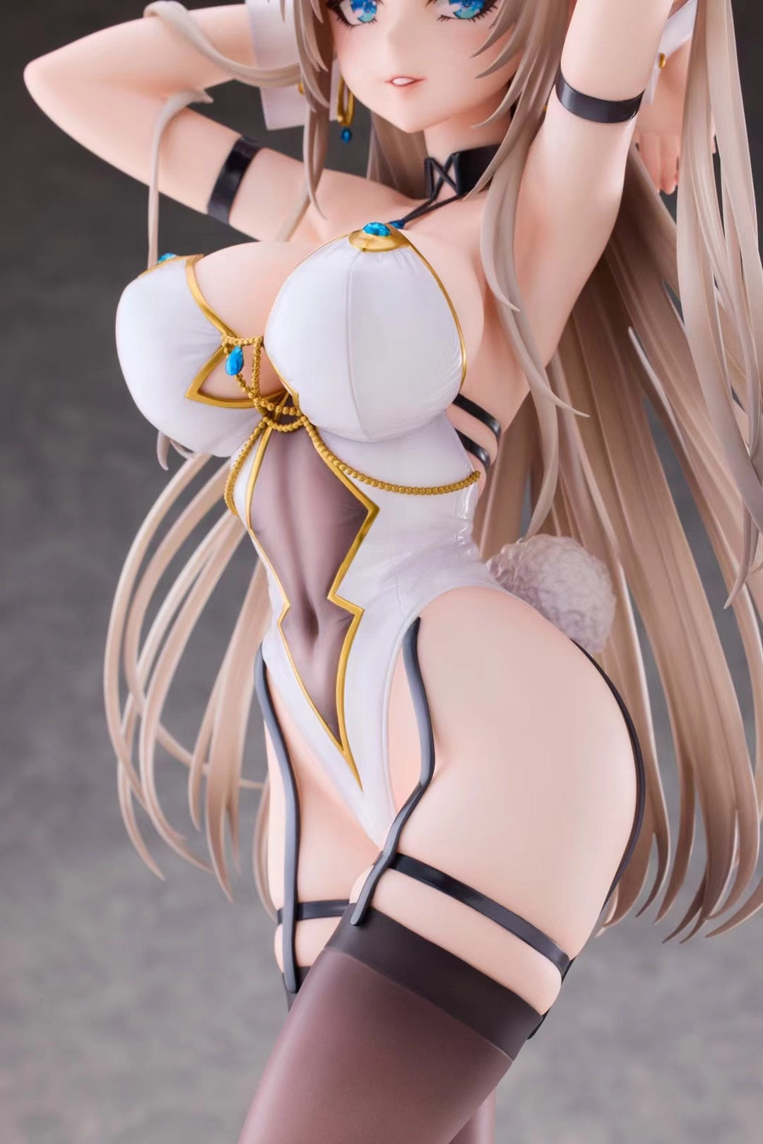 Otherwhere Studio OC The White Bunny Lady - Cute Anime Bunny Girl Figure for Collectors | Perfect for Display, Cosplay, and Gift Giving