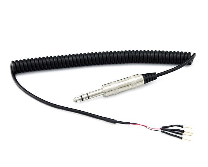 3-Pack Coiled Helmet Headset Cable | HKP 121020 | Durable Spring Wire for Motorcycle, Construction & Safety Helmets | Perfect for Communication Systems & Hands-Free Calling